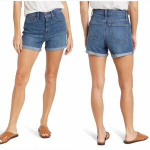 Madewell High Rise Denim Shorts Lemoyne Wash Size‎ 33